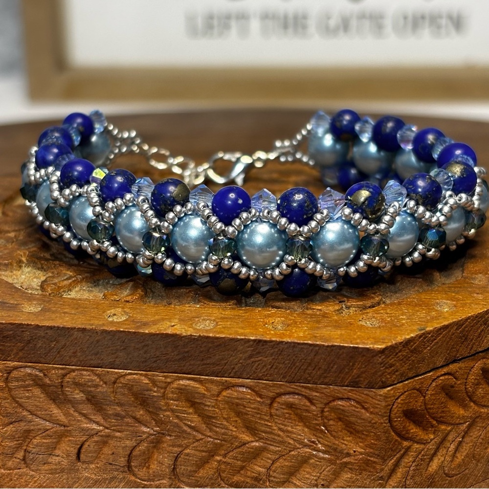 Stunning Artisan Handmade beaded bracelet